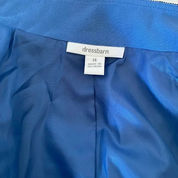 Dressbarn Women's‎ Elegant Blue Blazer Size 14 - Picture 8 of 12